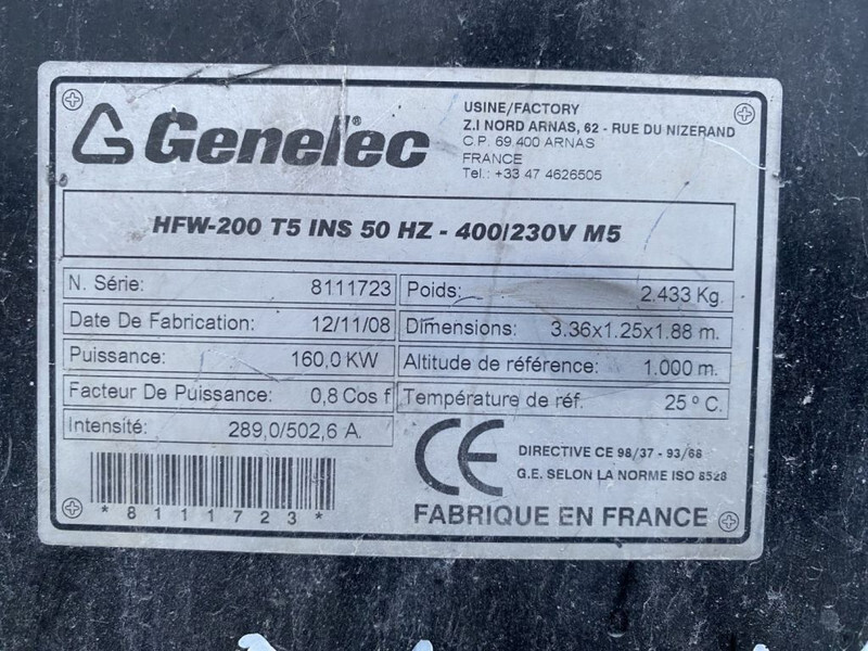 Himoinsa HFW 200 Iveco NEF 67 Stamford 200 kVA Silent generatorset - Электрогенератор: фото 2 Himoinsa HFW 200 Iveco NEF 67 Stamford 200 kVA Silent generatorset - Электрогенератор: фото 2