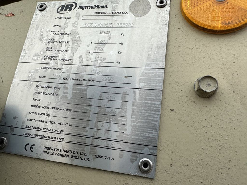 Ingersoll Rand LT6K Kubota 6 kVA Mobiele Lichtmast Aggregaat Light Tower - Осветительная мачта: фото 4 Ingersoll Rand LT6K Kubota 6 kVA Mobiele Lichtmast Aggregaat Light Tower - Осветительная мачта: фото 4