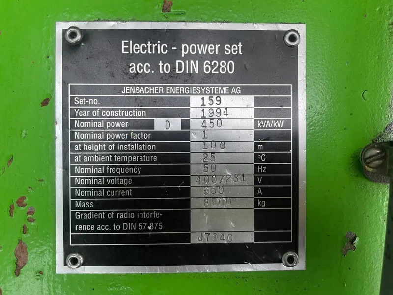 Электрогенератор Jenbacher JW312 GSB Stamford 910 kVA gas generatorset: фото 11
