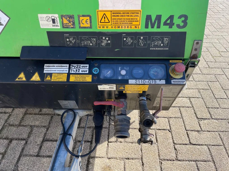 Kaeser M43 Kubota 4,2 m3 / min 7 Bar 30 kW Mobiele Silent Diesel Compressor - Воздушный компрессор: фото 3 Kaeser M43 Kubota 4,2 m3 / min 7 Bar 30 kW Mobiele Silent Diesel Compressor - Воздушный компрессор: фото 3