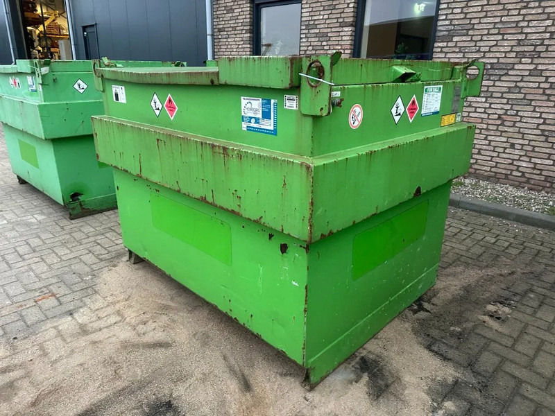 Kiwa IBC Steenbergen 2000 liter Dieseltank met handpomp Milieutank - Резервуар для хранения: фото 2 Kiwa IBC Steenbergen 2000 liter Dieseltank met handpomp Milieutank - Резервуар для хранения: фото 2