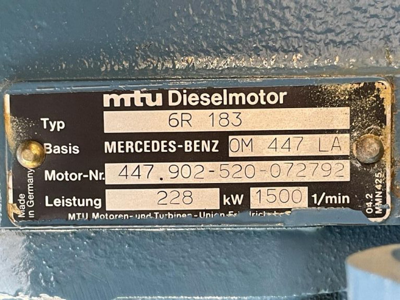 MTU Mercedes Benz 6R 183 Stamford 265 kVA generatorset as New ! - Электрогенератор: фото 4 MTU Mercedes Benz 6R 183 Stamford 265 kVA generatorset as New ! - Электрогенератор: фото 4