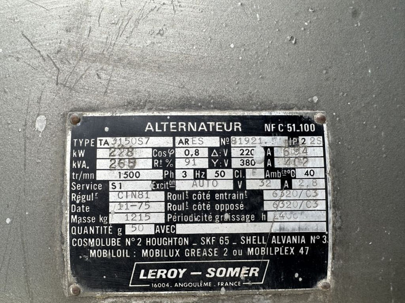 Электрогенератор MWM TD 232 V12 Leroy Somer 265 kVA generatorset: фото 12