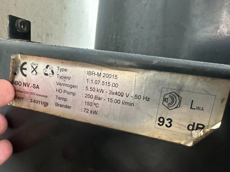 Perkins DIBO IBH-M 20015 Hogedruk unit 200 Bar 15 L / min Mobiele Aanhanger 12.5 kVA aggregaat - Мойка высокого давления: фото 5 Perkins DIBO IBH-M 20015 Hogedruk unit 200 Bar 15 L / min Mobiele Aanhanger 12.5 kVA aggregaat - Мойка высокого давления: фото 5