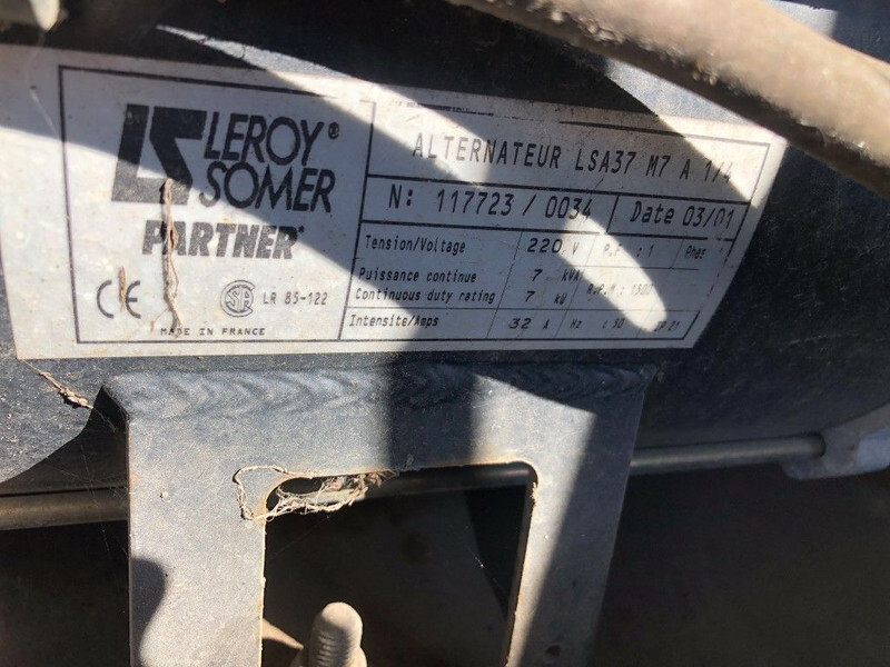 Осветительная мачта Terex Kubota Leroy Somer 7 kVA lichtmast aggregaat light tower: фото 18