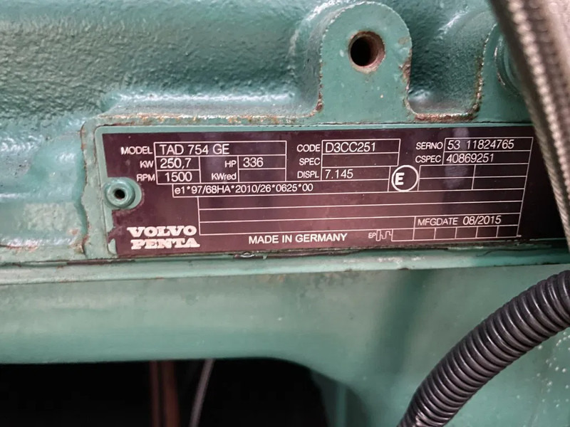 Электрогенератор Volvo Penta Bruno - Leroy Somer 275 kVA silent generatorset: фото 14