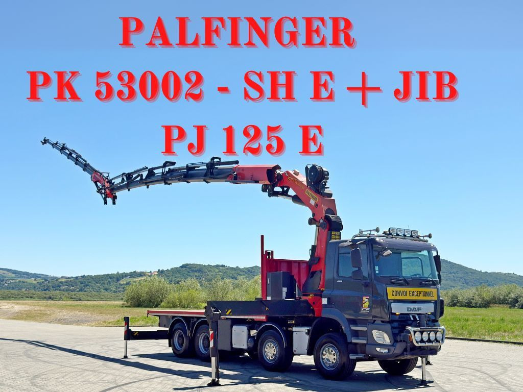 DAF CF 410 * PK 53002 - SH E/JIB PJ 125 E + FUNK*8x4 - Автоманипулятор: фото 1 DAF CF 410 * PK 53002 - SH E/JIB PJ 125 E + FUNK*8x4 - Автоманипулятор: фото 1