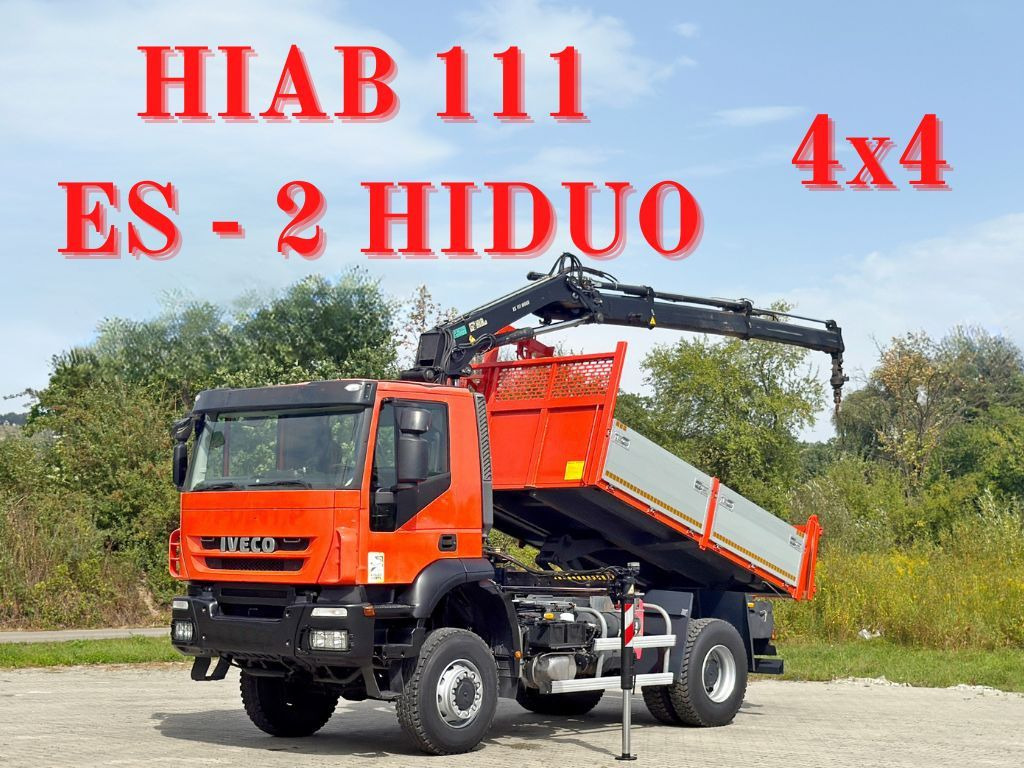 Iveco TRAKKER 190T36 * HIAB 111 ES-2 HIDUO * 4x4 * TOP - Самосвал, Автоманипулятор: фото 1 Iveco TRAKKER 190T36 * HIAB 111 ES-2 HIDUO * 4x4 * TOP - Самосвал, Автоманипулятор: фото 1