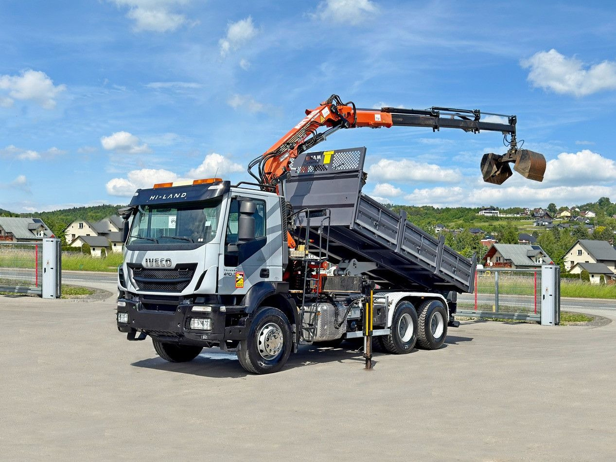 Iveco TRAKKER 410*Kipper 5,20m*ATLAS 165.2E * FUNK/6x4 Iveco TRAKKER 410*Kipper 5,20m*ATLAS 165.2E * FUNK/6x4 - Самосвал, Автоманипулятор: фото 2 Iveco TRAKKER 410*Kipper 5,20m*ATLAS 165.2E * FUNK/6x4 Iveco TRAKKER 410*Kipper 5,20m*ATLAS 165.2E * FUNK/6x4 - Самосвал, Автоманипулятор: фото 2