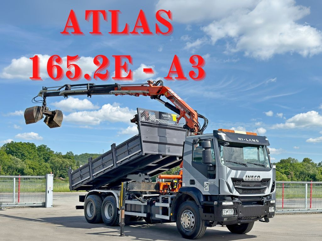 Iveco TRAKKER 410*Kipper 5,20m*ATLAS 165.2E * FUNK/6x4 Iveco TRAKKER 410*Kipper 5,20m*ATLAS 165.2E * FUNK/6x4 - Самосвал, Автоманипулятор: фото 1 Iveco TRAKKER 410*Kipper 5,20m*ATLAS 165.2E * FUNK/6x4 Iveco TRAKKER 410*Kipper 5,20m*ATLAS 165.2E * FUNK/6x4 - Самосвал, Автоманипулятор: фото 1