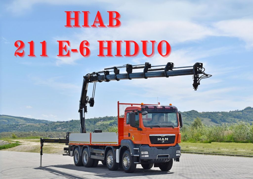 MAN TGS 35.440 * HIAB 211 E-6 HIDUO +FUNK / 8x4 MAN TGS 35.440 * HIAB 211 E-6 HIDUO +FUNK / 8x4 - Автоманипулятор, Грузовик бортовой/ Платформа: фото 1 MAN TGS 35.440 * HIAB 211 E-6 HIDUO +FUNK / 8x4 MAN TGS 35.440 * HIAB 211 E-6 HIDUO +FUNK / 8x4 - Автоманипулятор, Грузовик бортовой/ Платформа: фото 1