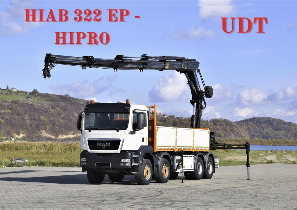 MAN TGS 35.440 * HIAB 322 EP-5HIPRO+FUNK / 8x4! MAN TGS 35.440 * HIAB 322 EP-5HIPRO+FUNK / 8x4! - Автоманипулятор, Грузовик бортовой/ Платформа: фото 1 MAN TGS 35.440 * HIAB 322 EP-5HIPRO+FUNK / 8x4! MAN TGS 35.440 * HIAB 322 EP-5HIPRO+FUNK / 8x4! - Автоманипулятор, Грузовик бортовой/ Платформа: фото 1