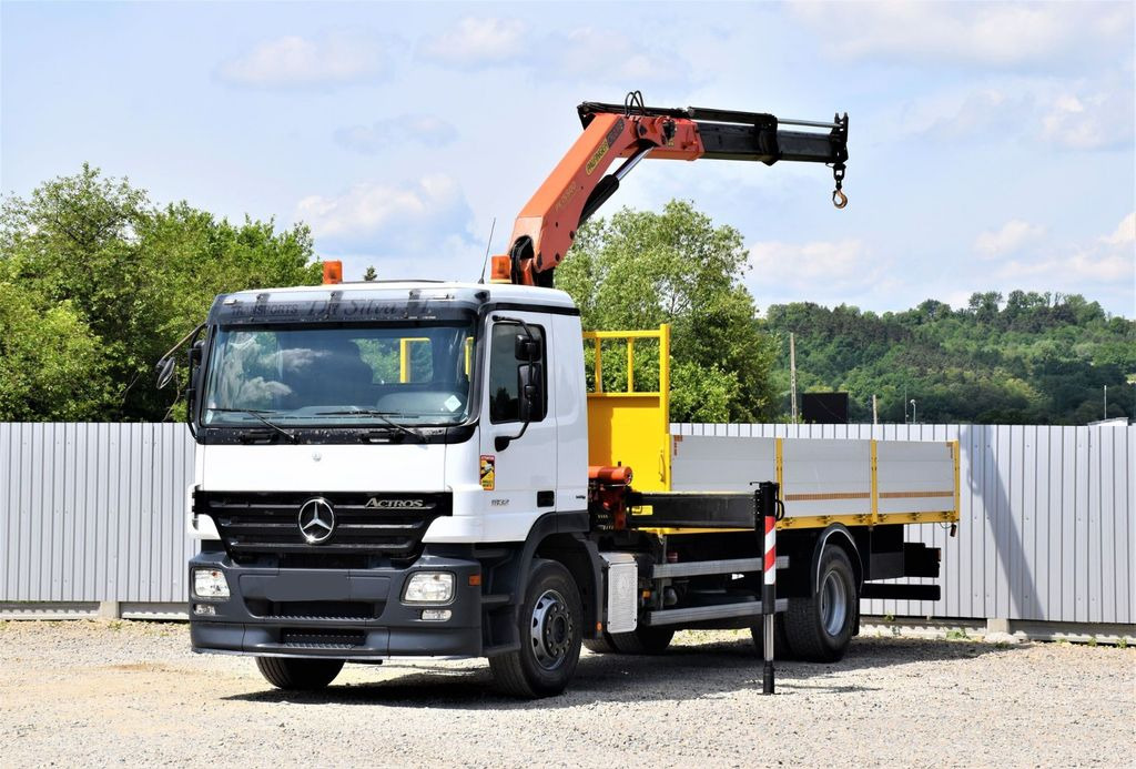 Mercedes-Benz ACTROS 1832 PRITSCHE 6,70m * PK 15500*TOPZUSTAND - Автоманипулятор: фото 2 Mercedes-Benz ACTROS 1832 PRITSCHE 6,70m * PK 15500*TOPZUSTAND - Автоманипулятор: фото 2