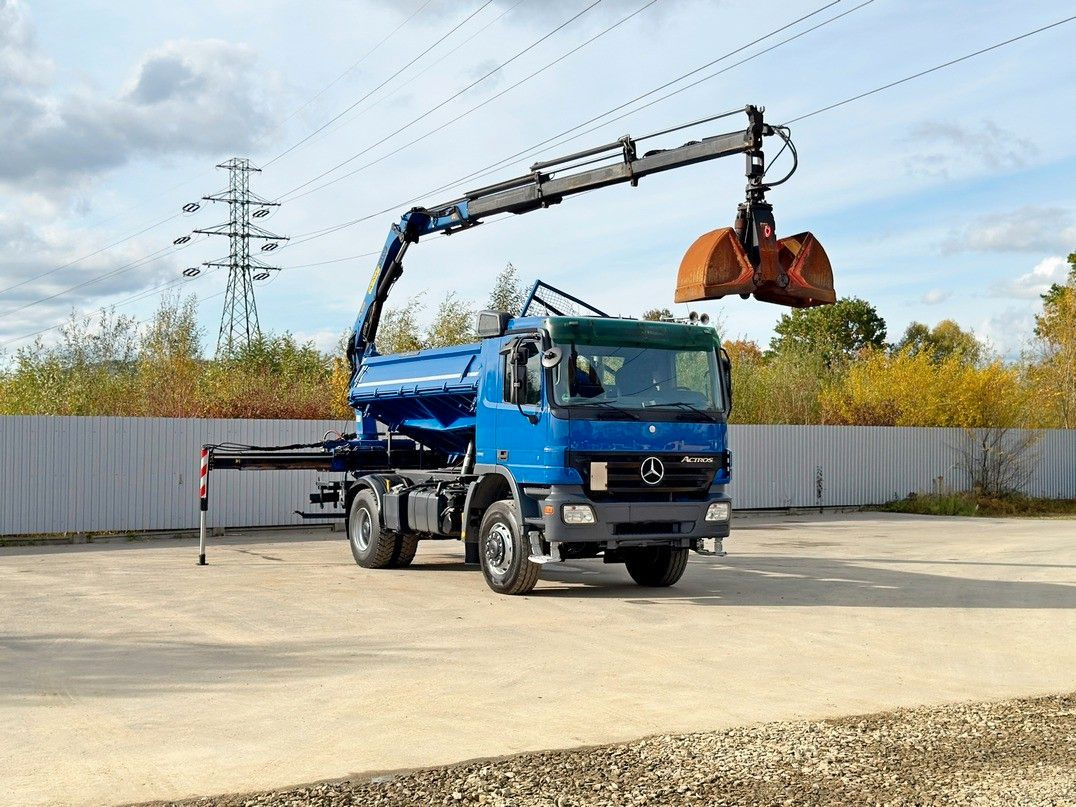 Mercedes-Benz ACTROS 1841 * PK 10501 + FUNK * TOP * 4x4 - Самосвал, Автоманипулятор: фото 2 Mercedes-Benz ACTROS 1841 * PK 10501 + FUNK * TOP * 4x4 - Самосвал, Автоманипулятор: фото 2