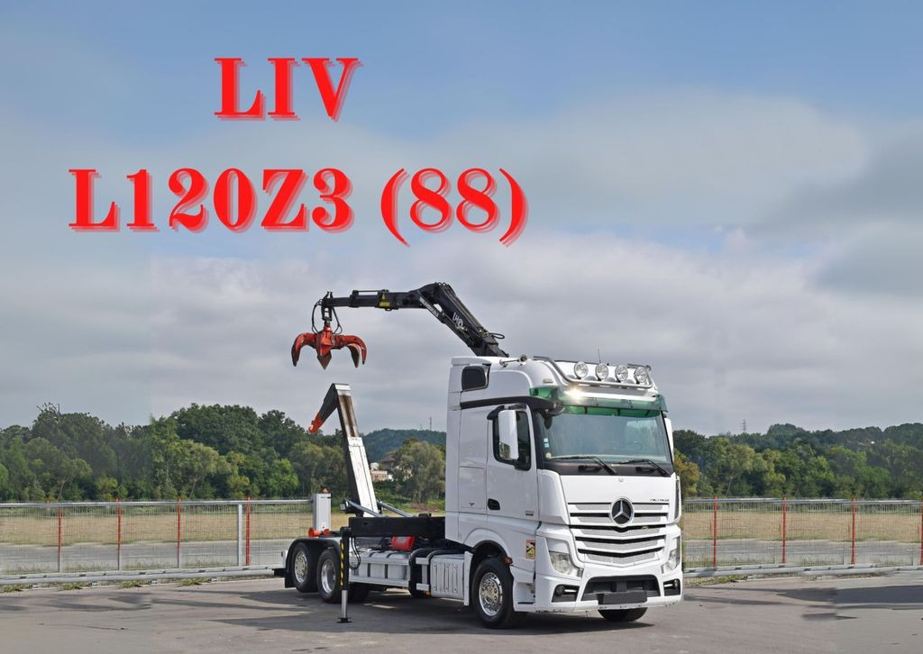 Mercedes-Benz ACTROS 2551 * ABROLLKIPPER * LIV L120 Z3 (88) - Крюковой мультилифт, Автоманипулятор: фото 1 Mercedes-Benz ACTROS 2551 * ABROLLKIPPER * LIV L120 Z3 (88) - Крюковой мультилифт, Автоманипулятор: фото 1
