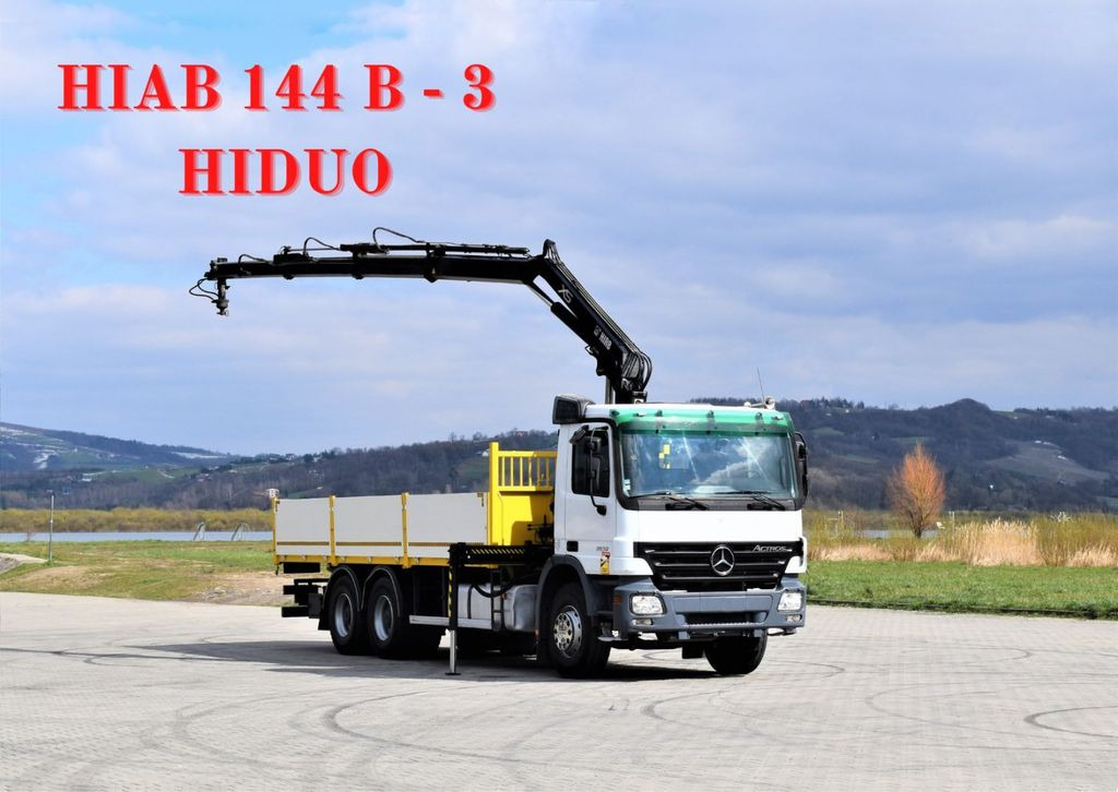 Mercedes-Benz ACTROS 2632 * HIAB 144B-3HIDUO+FUNK / 6x4 Mercedes-Benz ACTROS 2632 * HIAB 144B-3HIDUO+FUNK / 6x4 - Автоманипулятор, Грузовик бортовой/ Платформа: фото 1 Mercedes-Benz ACTROS 2632 * HIAB 144B-3HIDUO+FUNK / 6x4 Mercedes-Benz ACTROS 2632 * HIAB 144B-3HIDUO+FUNK / 6x4 - Автоманипулятор, Грузовик бортовой/ Платформа: фото 1