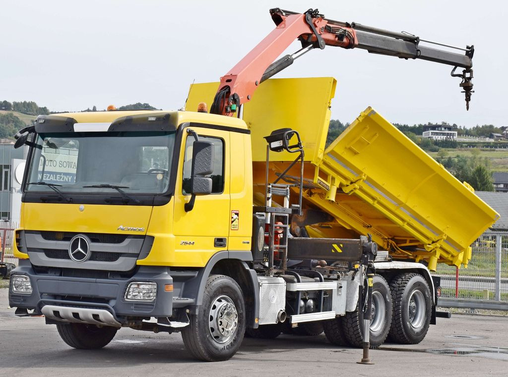 Mercedes-Benz ACTROS 2644 * PK 16001 - K A/FUNK * 6x4 - Самосвал, Автоманипулятор: фото 3 Mercedes-Benz ACTROS 2644 * PK 16001 - K A/FUNK * 6x4 - Самосвал, Автоманипулятор: фото 3
