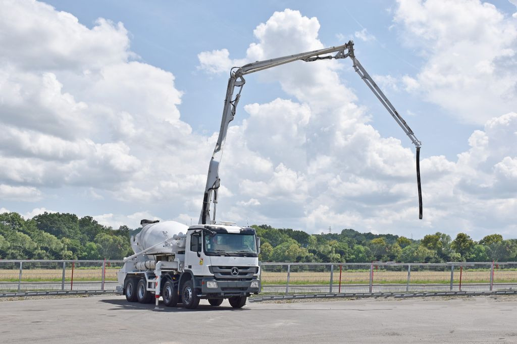 Mercedes-Benz ACTROS 3241 * Betonpumpe + FUNK * 8x4 * TOP - Автобетононасос-смеситель: фото 3 Mercedes-Benz ACTROS 3241 * Betonpumpe + FUNK * 8x4 * TOP - Автобетононасос-смеситель: фото 3