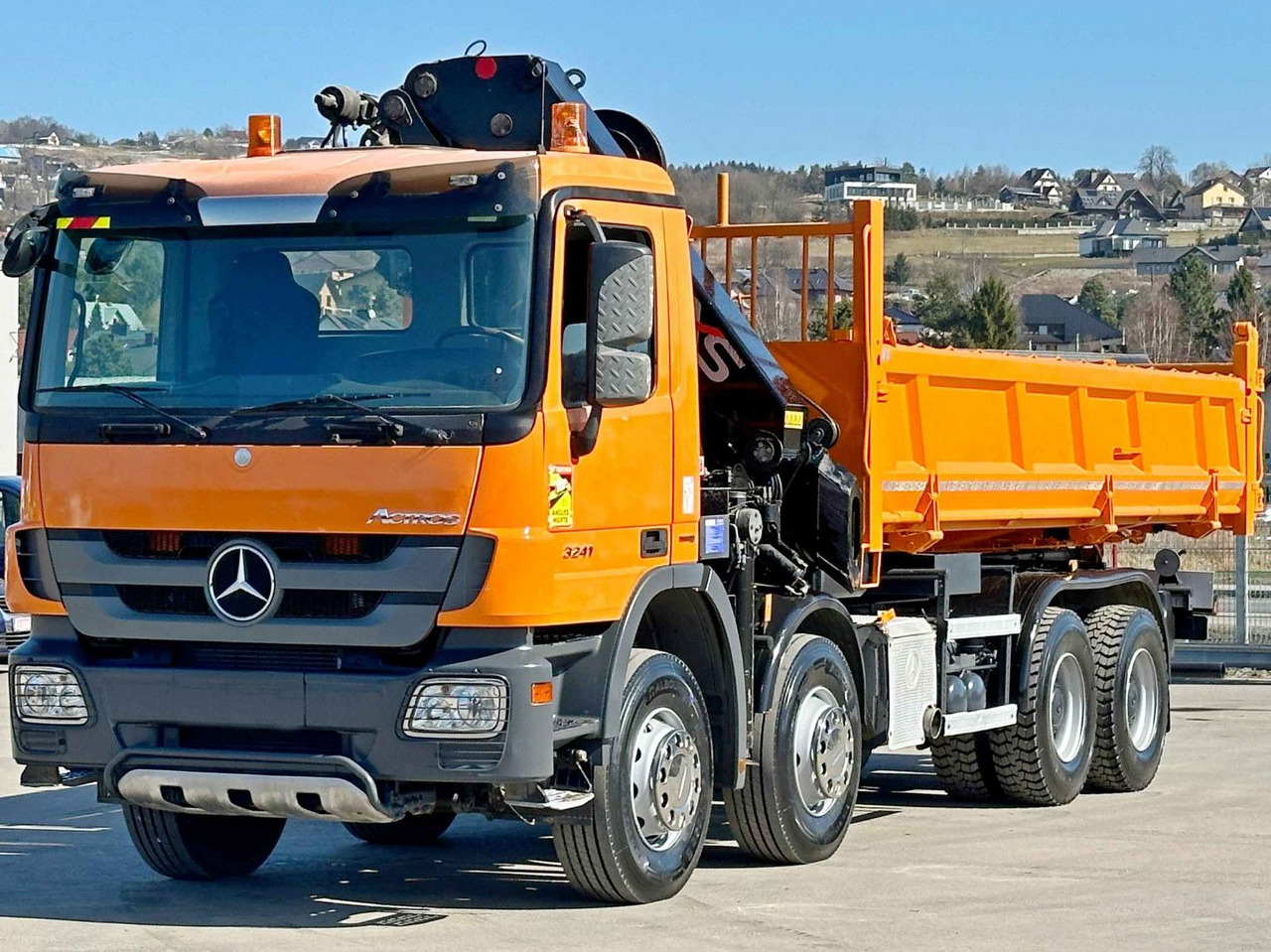 Mercedes-Benz ACTROS 3241 * HIAB 322 EP-4 HIDUO + FUNK / 8x4 - Автоманипулятор: фото 5 Mercedes-Benz ACTROS 3241 * HIAB 322 EP-4 HIDUO + FUNK / 8x4 - Автоманипулятор: фото 5