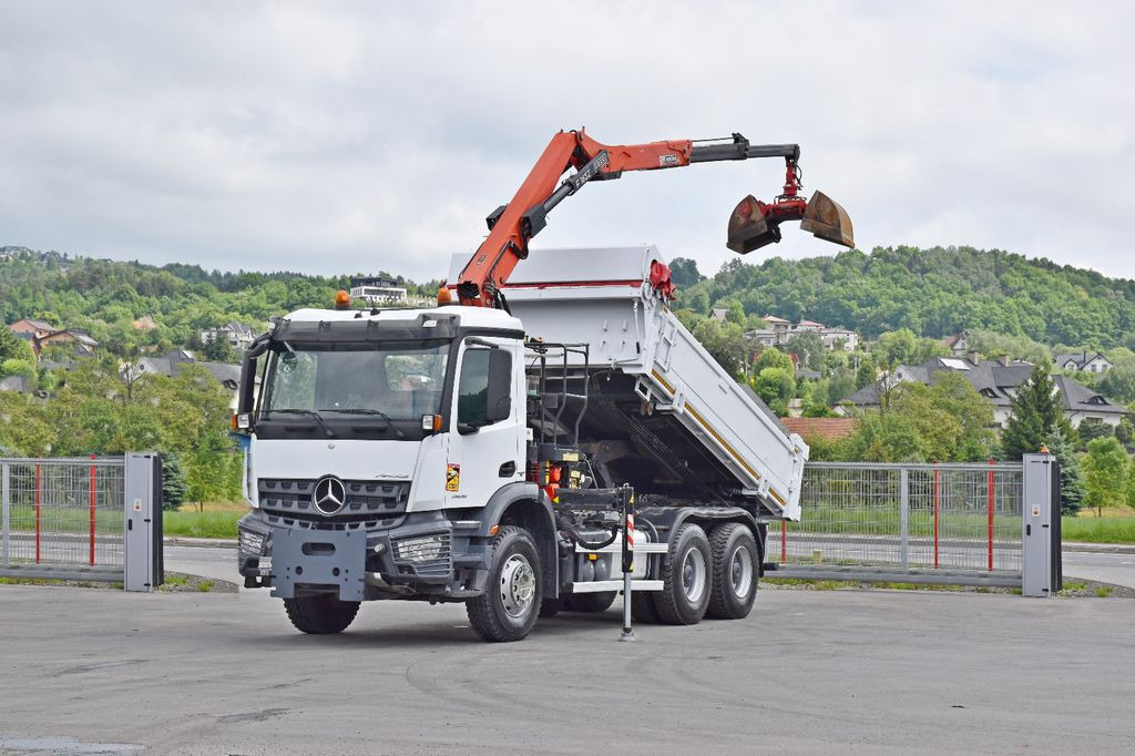Mercedes-Benz AROCS 2635* FASSI F165AZ.0.22 + FUNK * 6x4 - Автоманипулятор, Самосвал: фото 2 Mercedes-Benz AROCS 2635* FASSI F165AZ.0.22 + FUNK * 6x4 - Автоманипулятор, Самосвал: фото 2