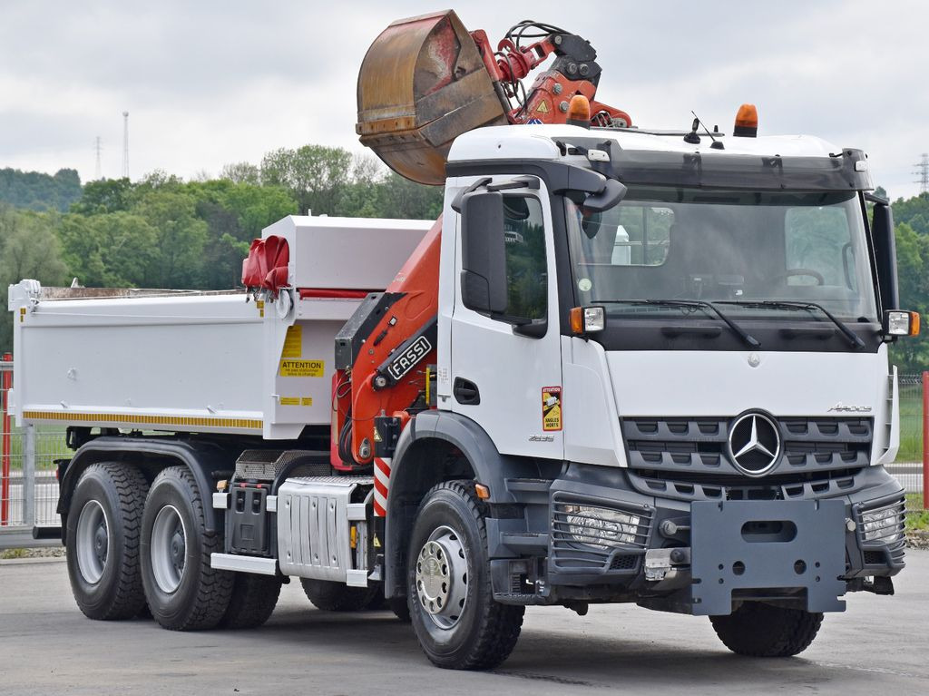 Mercedes-Benz AROCS 2635* FASSI F165AZ.0.22 + FUNK * 6x4 - Автоманипулятор, Самосвал: фото 4 Mercedes-Benz AROCS 2635* FASSI F165AZ.0.22 + FUNK * 6x4 - Автоманипулятор, Самосвал: фото 4