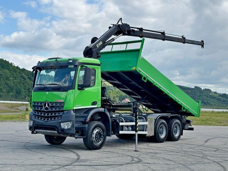 Mercedes-Benz AROCS 2636 * HIAB 122 ES - 3 HIPRO * 6x4 - Самосвал, Автоманипулятор: фото 2 Mercedes-Benz AROCS 2636 * HIAB 122 ES - 3 HIPRO * 6x4 - Самосвал, Автоманипулятор: фото 2