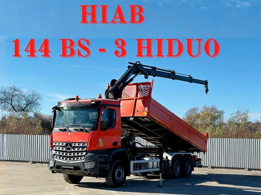 Mercedes-Benz AROCS 2640 *HIAB 144 BS - 3/FUNK + * 6x4 - Автоманипулятор: фото 1 Mercedes-Benz AROCS 2640 *HIAB 144 BS - 3/FUNK + * 6x4 - Автоманипулятор: фото 1