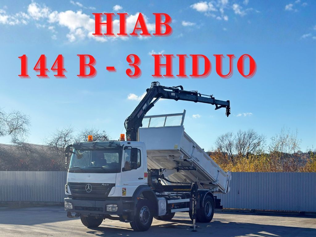 Mercedes-Benz AXOR 1833 * HIAB 144 B - 3 HIDUO + FUNK * TOP - Автоманипулятор: фото 1 Mercedes-Benz AXOR 1833 * HIAB 144 B - 3 HIDUO + FUNK * TOP - Автоманипулятор: фото 1
