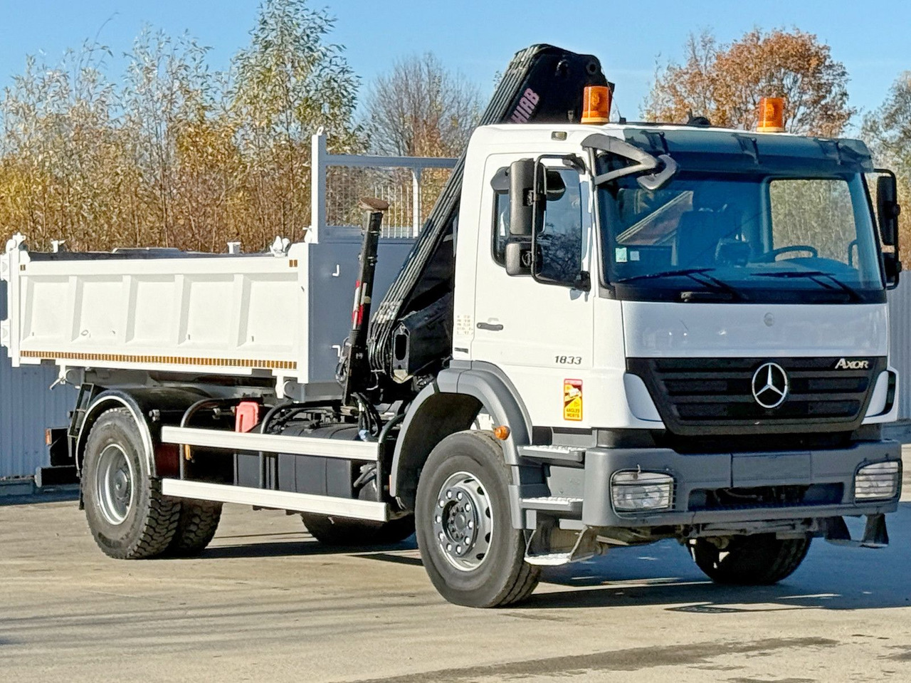 Mercedes-Benz AXOR 1833 * HIAB 144 B - 3 HIDUO + FUNK * TOP - Автоманипулятор: фото 4 Mercedes-Benz AXOR 1833 * HIAB 144 B - 3 HIDUO + FUNK * TOP - Автоманипулятор: фото 4