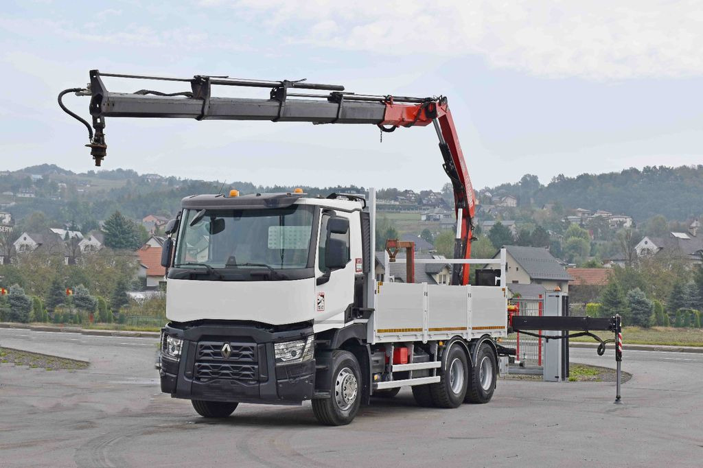 Renault C 380*PRITSCHE 5,45m*FASSI F175A.0.22+ FUNK/6x4 - Автоманипулятор, Грузовик бортовой/ Платформа: фото 2 Renault C 380*PRITSCHE 5,45m*FASSI F175A.0.22+ FUNK/6x4 - Автоманипулятор, Грузовик бортовой/ Платформа: фото 2