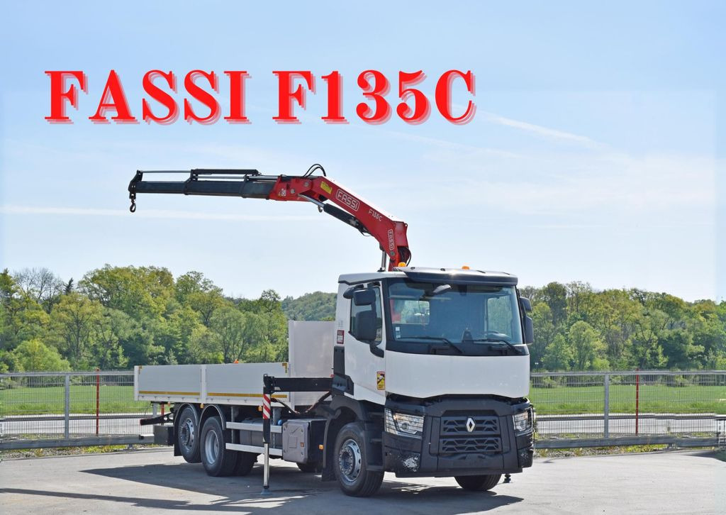 Renault C 380 * PRITSCHE 7,05 m* FASSI F 135C + FUNK - Автоманипулятор: фото 1 Renault C 380 * PRITSCHE 7,05 m* FASSI F 135C + FUNK - Автоманипулятор: фото 1