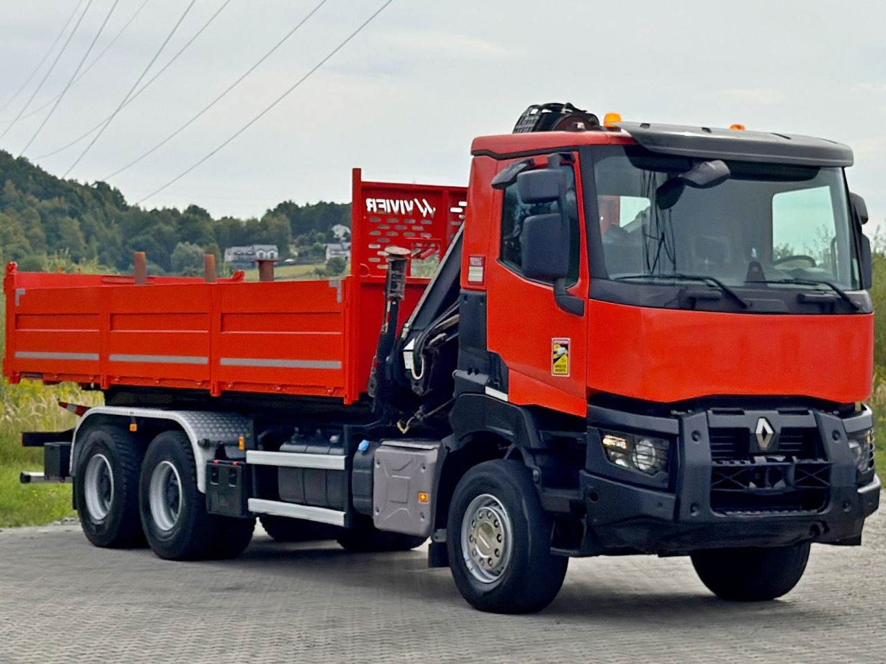 Renault K 380 * HIAB 144 BS - 3 HIDUO + FUNK * 6x4 * TOP - Самосвал, Автоманипулятор: фото 3 Renault K 380 * HIAB 144 BS - 3 HIDUO + FUNK * 6x4 * TOP - Самосвал, Автоманипулятор: фото 3