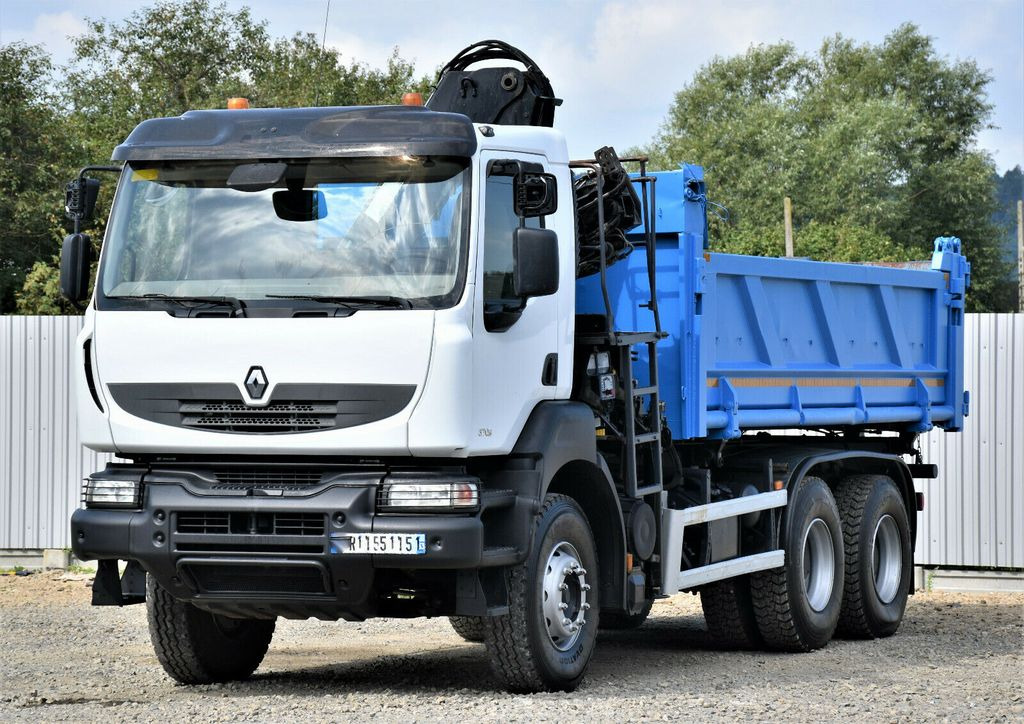Renault KERAX 370 DXI* HIAB 122B-3 HIDUO/FUNK * 6x4 - Самосвал, Автоманипулятор: фото 5 Renault KERAX 370 DXI* HIAB 122B-3 HIDUO/FUNK * 6x4 - Самосвал, Автоманипулятор: фото 5