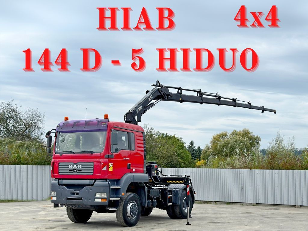 MAN TGS 18.480 * HIAB 144 D - HIDUO + FUNK/ 4x4 *TOP - Тягач: фото 1 MAN TGS 18.480 * HIAB 144 D - HIDUO + FUNK/ 4x4 *TOP - Тягач: фото 1
