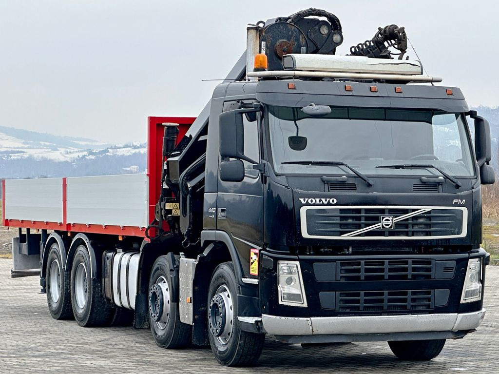 Volvo FM 440* HIAB 377 E-7 HIDUO + FUNK / 8x4 - Грузовик бортовой/ Платформа, Автоманипулятор: фото 3 Volvo FM 440* HIAB 377 E-7 HIDUO + FUNK / 8x4 - Грузовик бортовой/ Платформа, Автоманипулятор: фото 3
