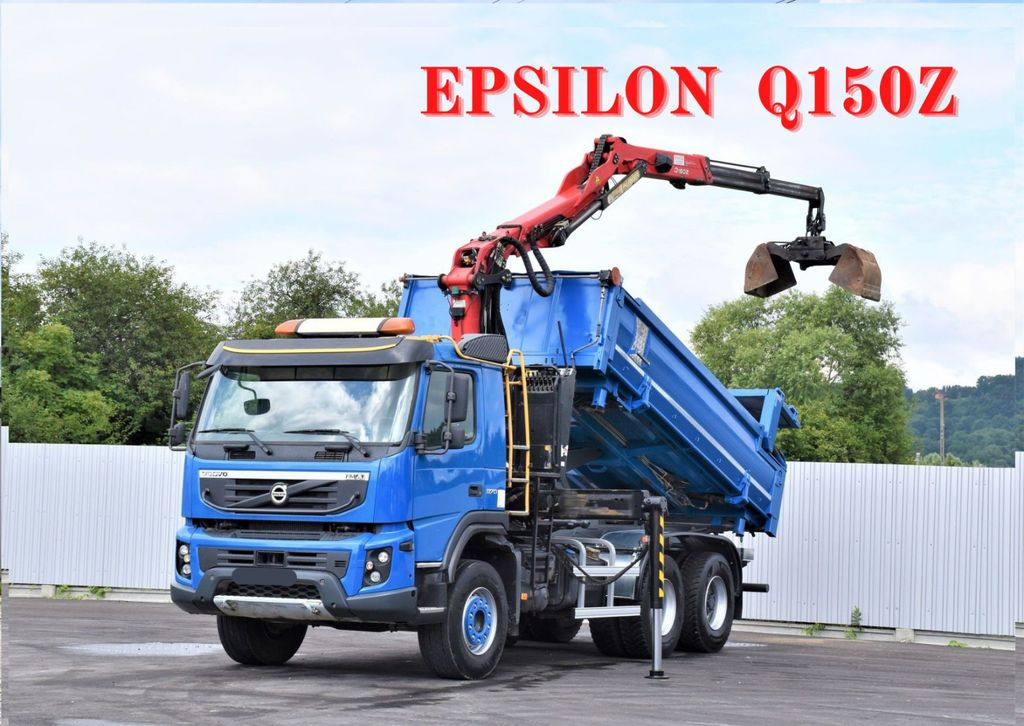 Volvo FMX 370 Kipper 4,90m *EPSILON Q150Z/FUNK*6x4 Volvo FMX 370 Kipper 4,90m *EPSILON Q150Z/FUNK*6x4 - Автоманипулятор, Самосвал: фото 1 Volvo FMX 370 Kipper 4,90m *EPSILON Q150Z/FUNK*6x4 Volvo FMX 370 Kipper 4,90m *EPSILON Q150Z/FUNK*6x4 - Автоманипулятор, Самосвал: фото 1