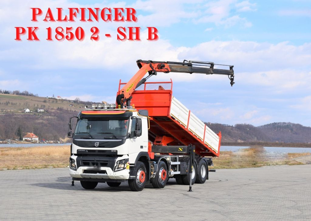 Volvo FMX 420 Kipper 6,20m *PK 1850 2 - SH B*FUNK/8x4 - Автоманипулятор, Самосвал: фото 1 Volvo FMX 420 Kipper 6,20m *PK 1850 2 - SH B*FUNK/8x4 - Автоманипулятор, Самосвал: фото 1