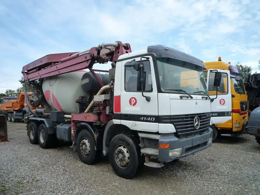 Mercedes-Benz Actros 4141  - Автобетононасос-смеситель: фото 1 Mercedes-Benz Actros 4141  - Автобетононасос-смеситель: фото 1