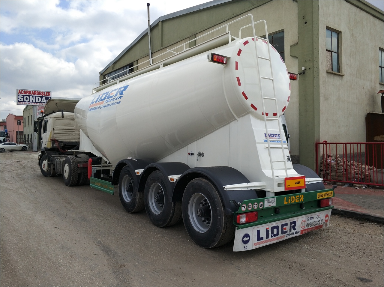Новый Полуприцеп-цистерна для транспортировки цемента LIDER 2025  MODEL NEW CEMENT TANKER: фото 14