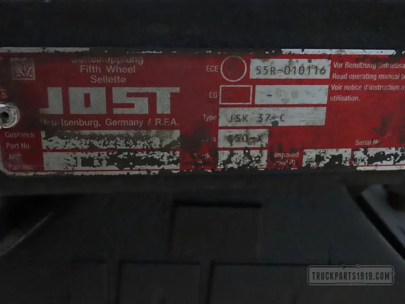 Scania 2062954 Opleggerschotel JSK37C - Рама/ Шасси для Грузовиков: фото 2 Scania 2062954 Opleggerschotel JSK37C - Рама/ Шасси для Грузовиков: фото 2