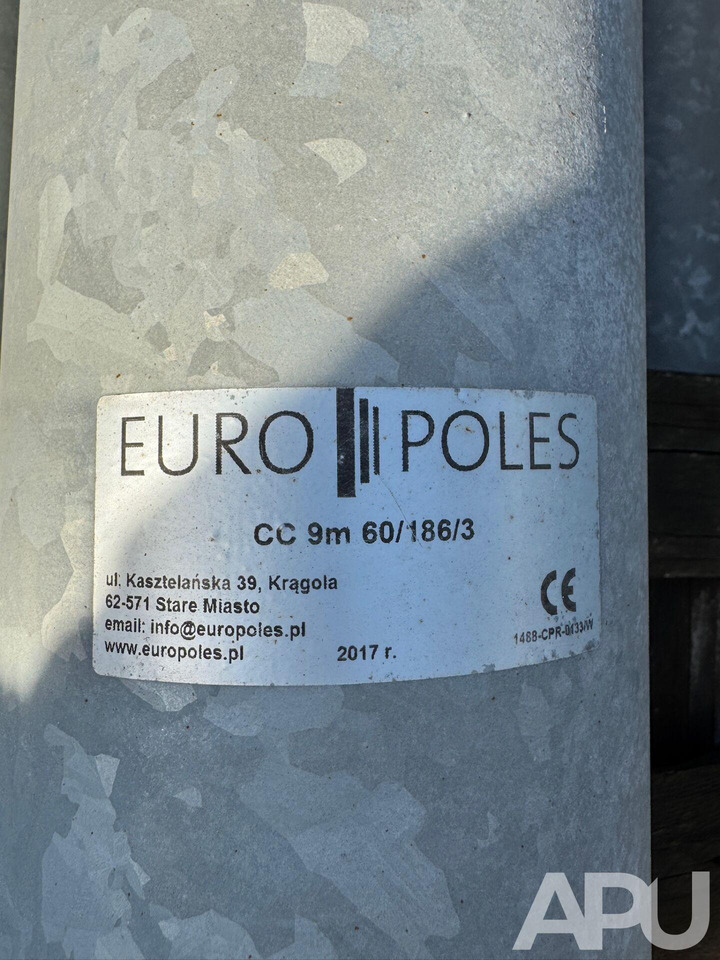 Słupy CC9m 60/186/3 tj 9 metrów - Строительное оборудование: фото 3 Słupy CC9m 60/186/3 tj 9 metrów - Строительное оборудование: фото 3