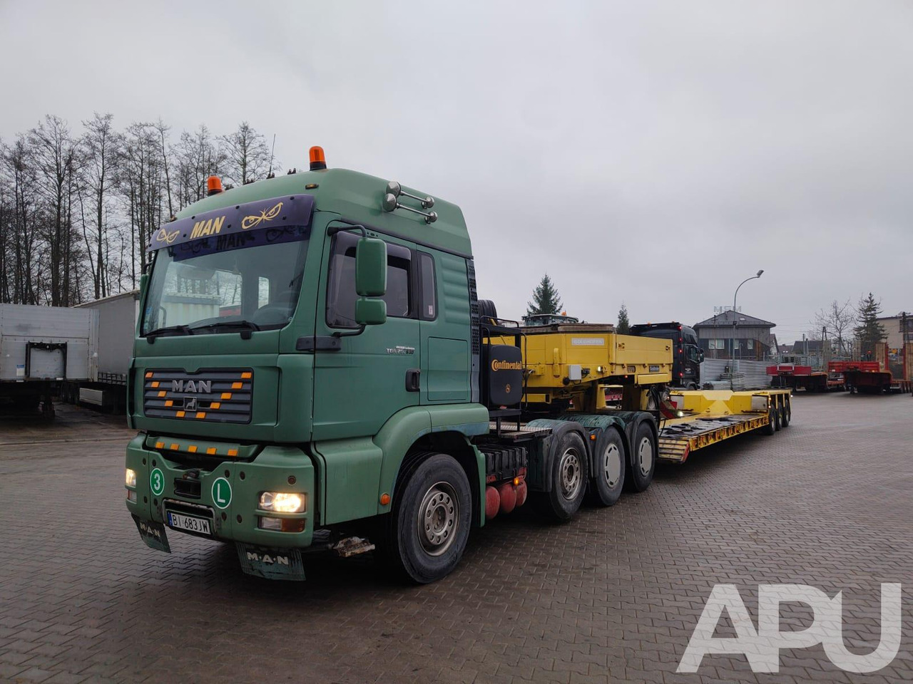 Man 26.463+ Goldhofer Tiefbett kpl - Тягач, Низкорамный полуприцеп: фото 1 Man 26.463+ Goldhofer Tiefbett kpl - Тягач, Низкорамный полуприцеп: фото 1