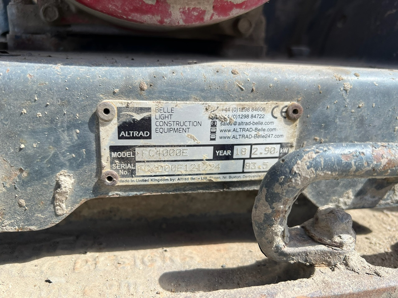 Zagęszczarka ALTRAD BELLE FC4000E PCX13/40 - Виброплита: фото 4 Zagęszczarka ALTRAD BELLE FC4000E PCX13/40 - Виброплита: фото 4