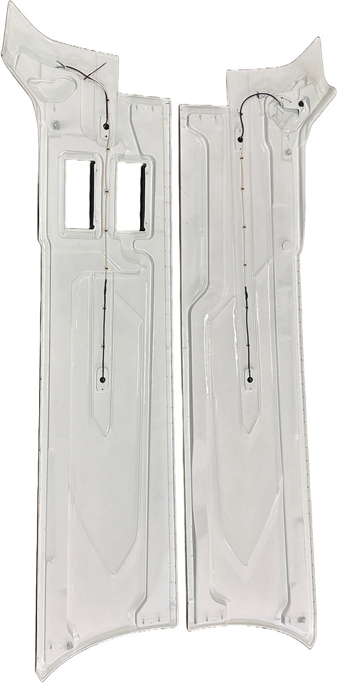 DAF XG XG+ XF ZIJSKIRT SET WB 4000mm 2022- COLOR CRISTAL WHITE , E1980,COMPLEET MET BEVESTIGING. 000217C1B - Бампер для Грузовиков: фото 2 DAF XG XG+ XF ZIJSKIRT SET WB 4000mm 2022- COLOR CRISTAL WHITE , E1980,COMPLEET MET BEVESTIGING. 000217C1B - Бампер для Грузовиков: фото 2