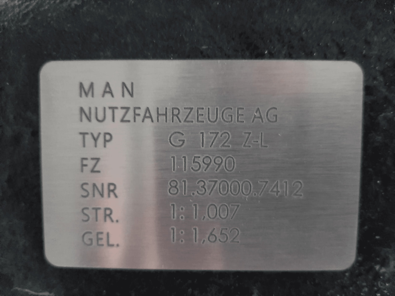 MAN 8x8 8x6 Tussenbak g172Z-L USED - Трансмиссия для Грузовиков: фото 4 MAN 8x8 8x6 Tussenbak g172Z-L USED - Трансмиссия для Грузовиков: фото 4