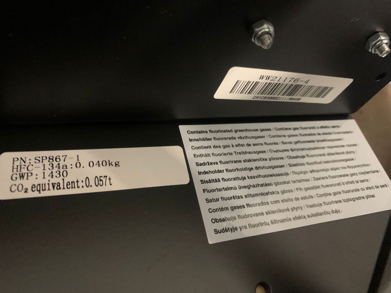 Новый Кабина и интерьер для Грузовиков VRIEZER DAF XF EURO 6 KOELBOX 40 LTR 2133309: фото 8