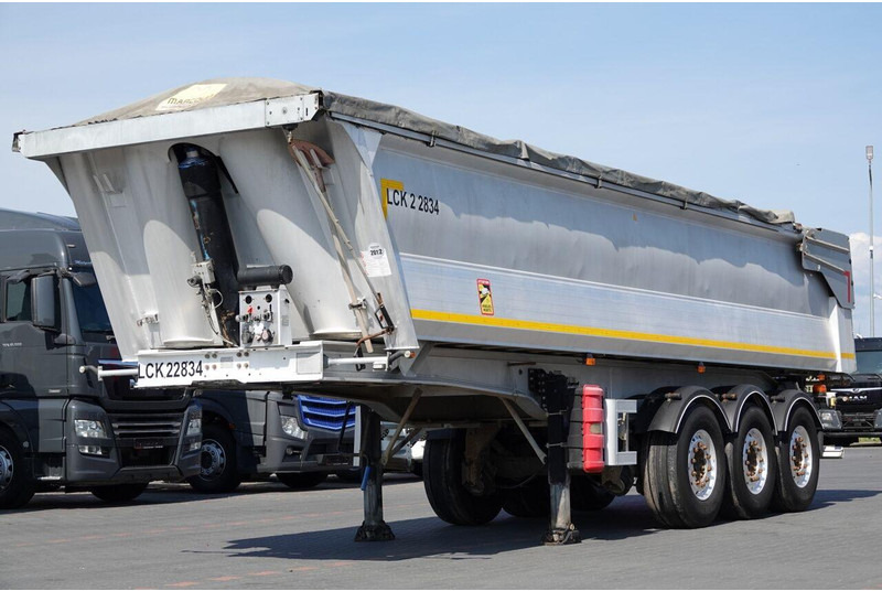 Benalu WYWROTKA 27 m3 / ALUMINIOWA / HYDRAULICZNA KLAPA / 2 OSIE PODNOS - Самосвальный полуприцеп: фото 2 Benalu WYWROTKA 27 m3 / ALUMINIOWA / HYDRAULICZNA KLAPA / 2 OSIE PODNOS - Самосвальный полуприцеп: фото 2