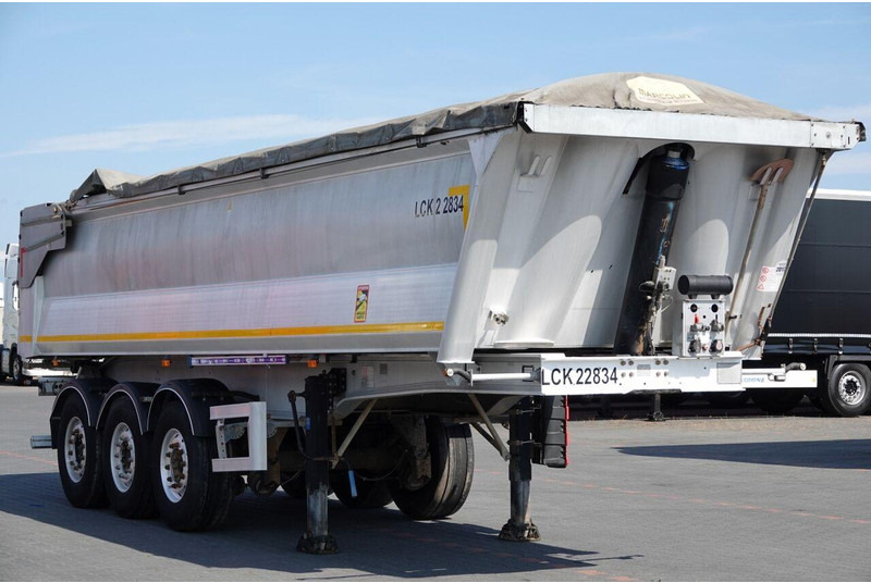 Benalu WYWROTKA 27 m3 / ALUMINIOWA / HYDRAULICZNA KLAPA / 2 OSIE PODNOS - Самосвальный полуприцеп: фото 5 Benalu WYWROTKA 27 m3 / ALUMINIOWA / HYDRAULICZNA KLAPA / 2 OSIE PODNOS - Самосвальный полуприцеп: фото 5