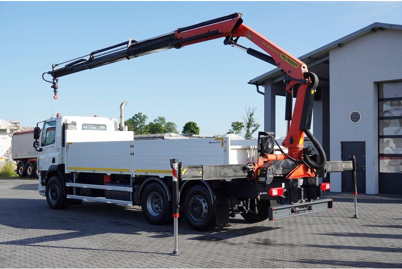 DAF CF 370 / 6x2 / SKRZYNIOWY - paka: 6,4 m / + HDS PALFINGER PK 180 - Грузовик бортовой/ Платформа, Автоманипулятор: фото 3 DAF CF 370 / 6x2 / SKRZYNIOWY - paka: 6,4 m / + HDS PALFINGER PK 180 - Грузовик бортовой/ Платформа, Автоманипулятор: фото 3