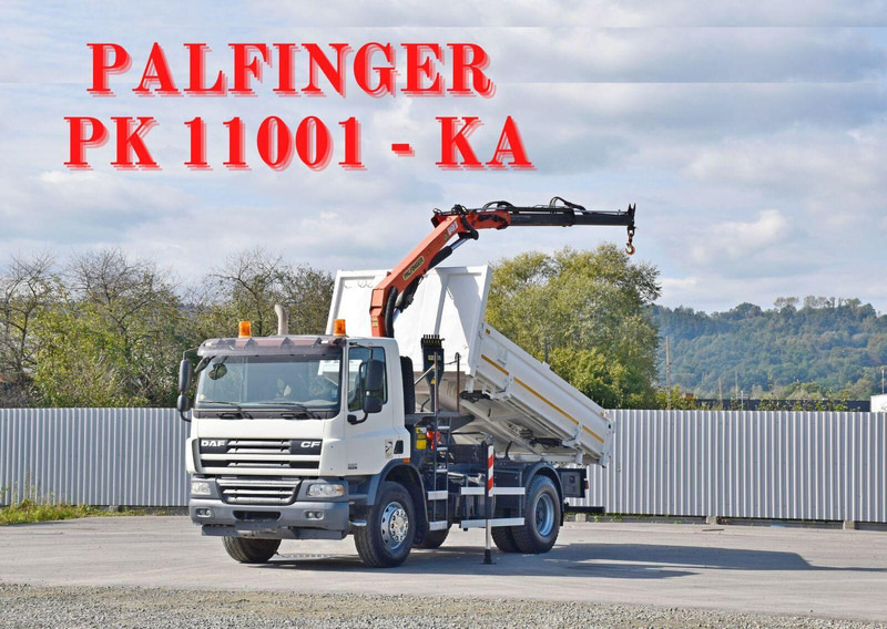DAF CF 75.310 Kipper 4,30 m* KRAN * TOPZUSTAND - Самосвал: фото 1 DAF CF 75.310 Kipper 4,30 m* KRAN * TOPZUSTAND - Самосвал: фото 1
